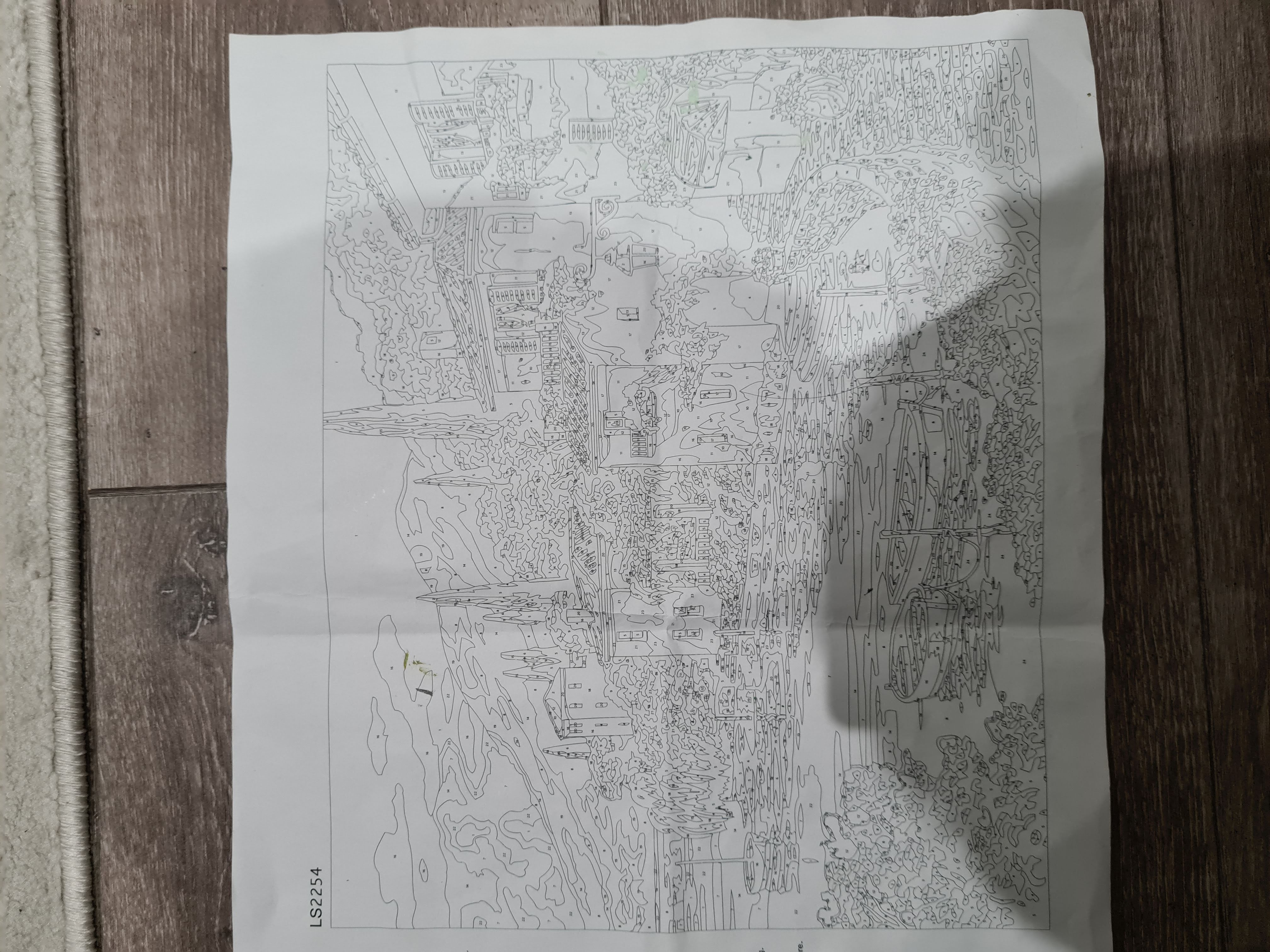 Before color painting