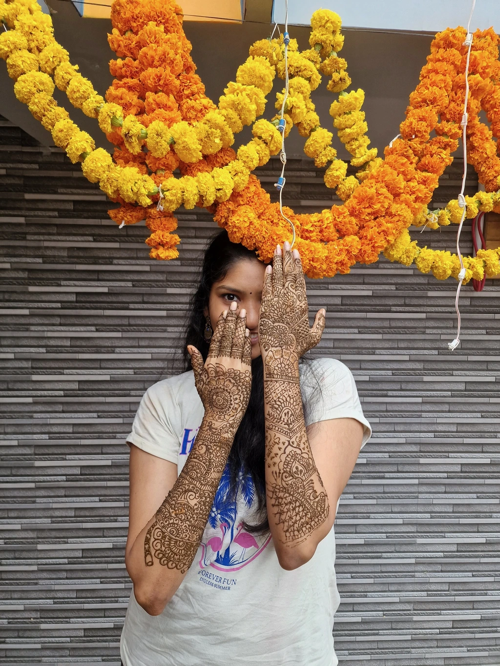 Mehndi celebration at my sister's wedding